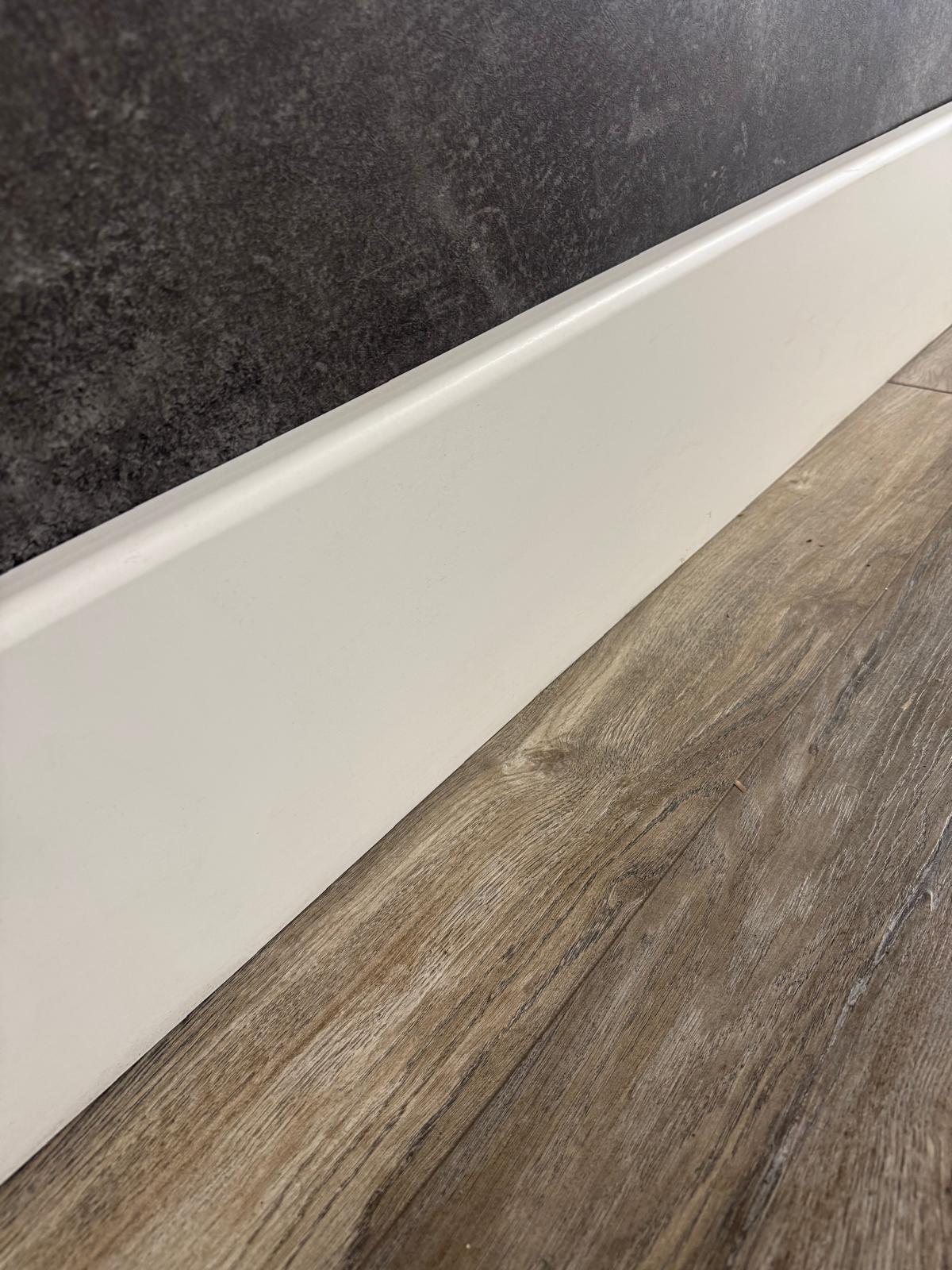 20 Cm Yalı T Modeli Pvc Kaplama Lake Beyaz Süpürgelik