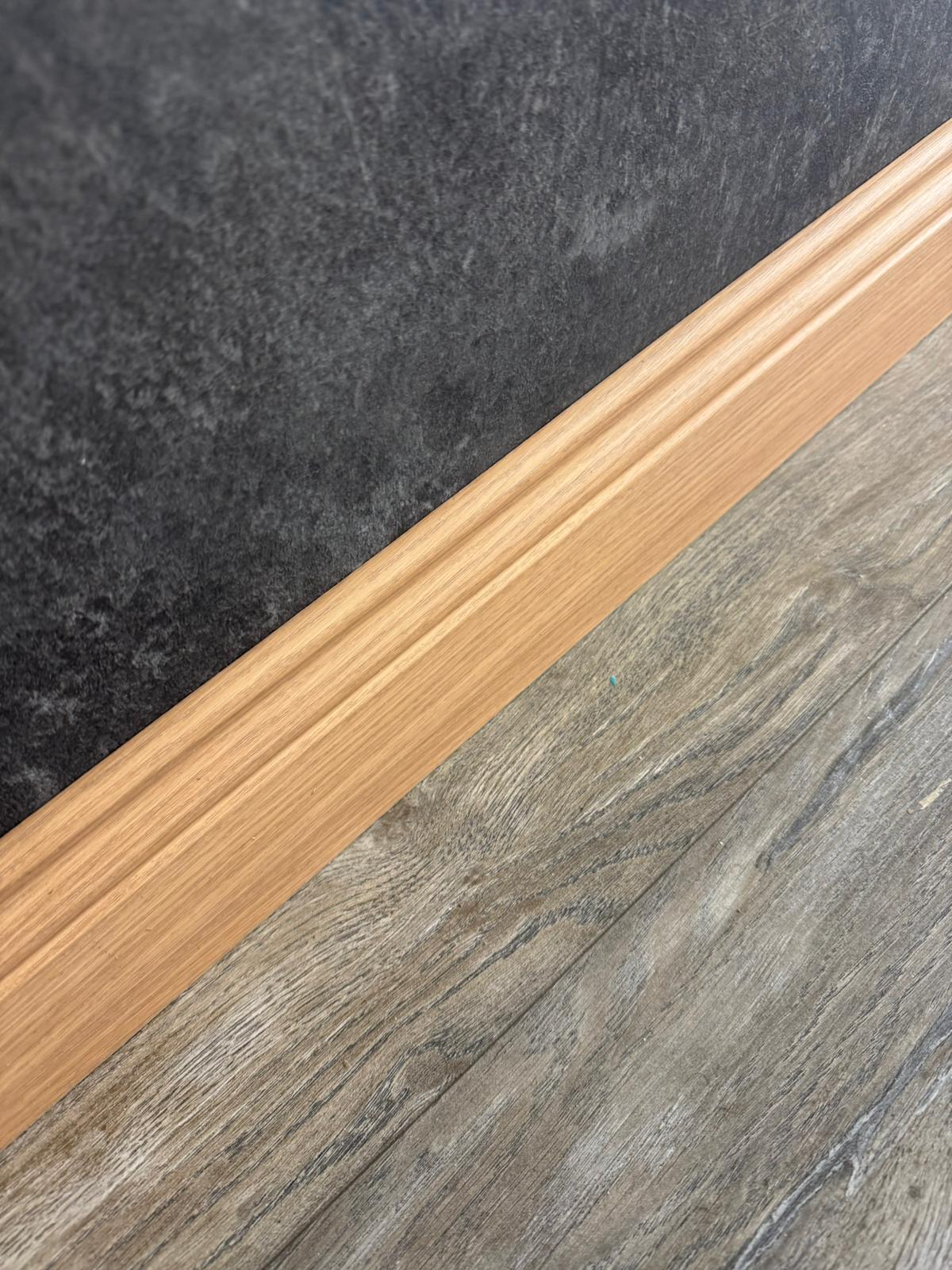 10 Cm Yalı Serisi B Model Yeni Meşe Pvc Süpürgelik