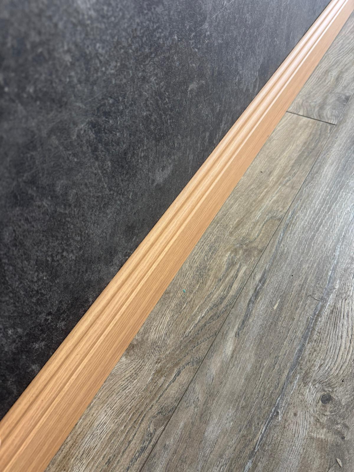 10 Cm Yalı Serisi B Model Yeni Meşe Pvc Süpürgelik