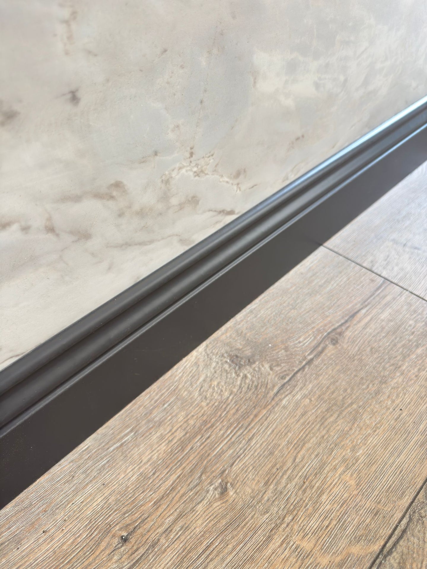 10 Cm Cenova Antrasit Pvc Kaplama Parke Süpürgelik