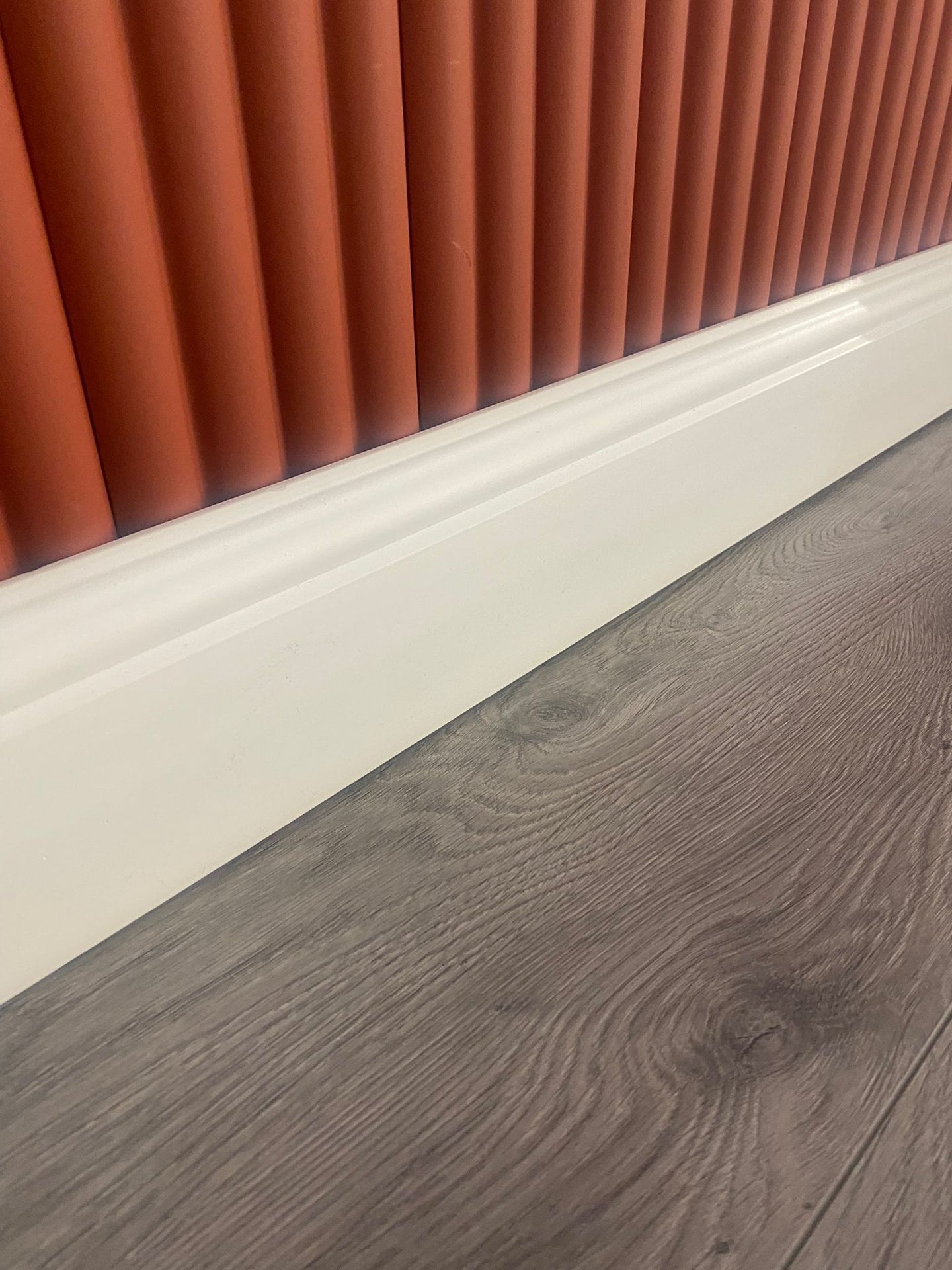 10 Cm Polimer Lake Beyaz Süpürgelik