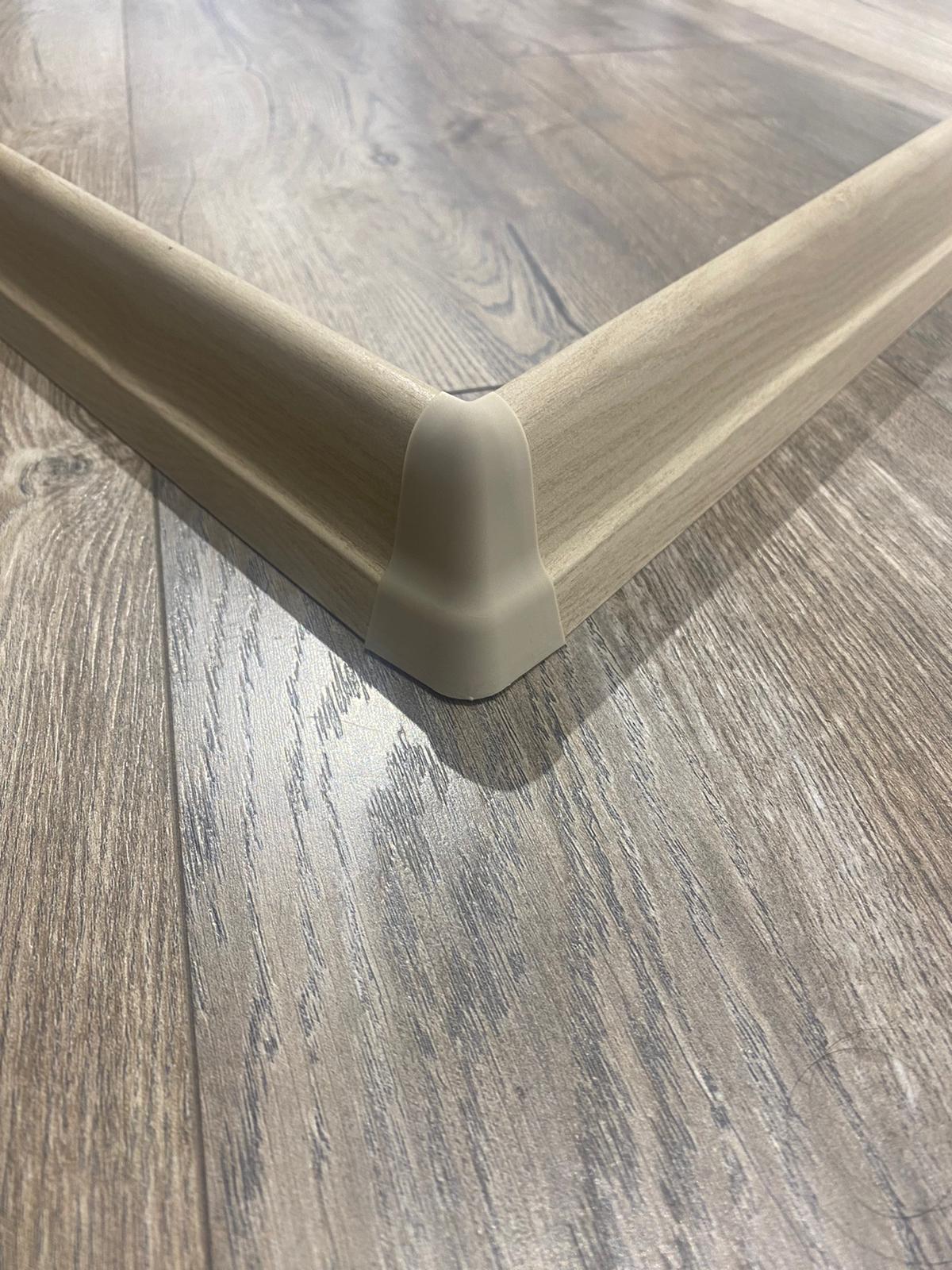 6 cm Gri Süpürgelik iç köşe dış köşe aparat