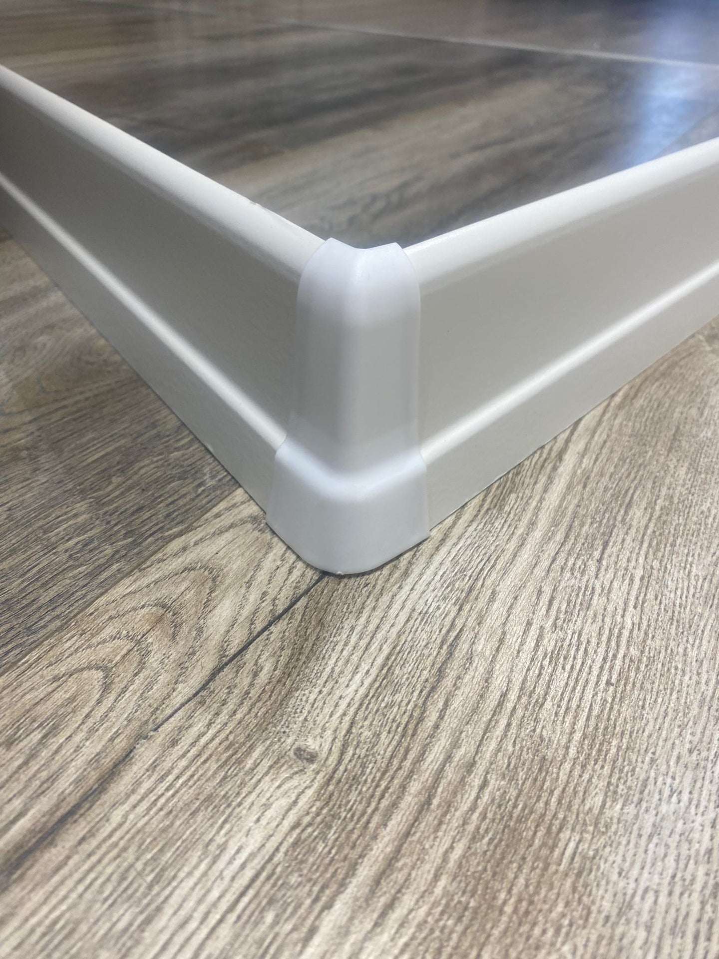 8 cm Beyaz Süpürgelik iç köşe dış köşe aparat