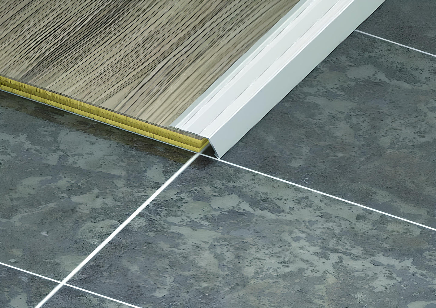 Alüminyum Kapı Eşiği Dar Kot Farkı Profili 90 cm