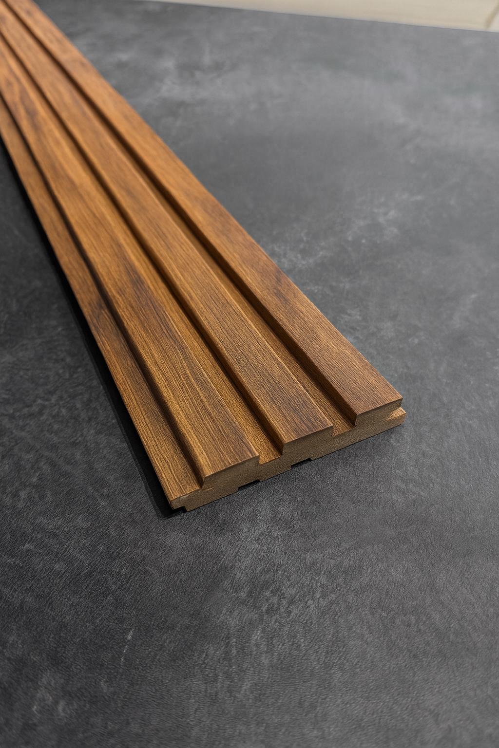 PSH-71 Doğal Teak Mdf Duvar Paneli