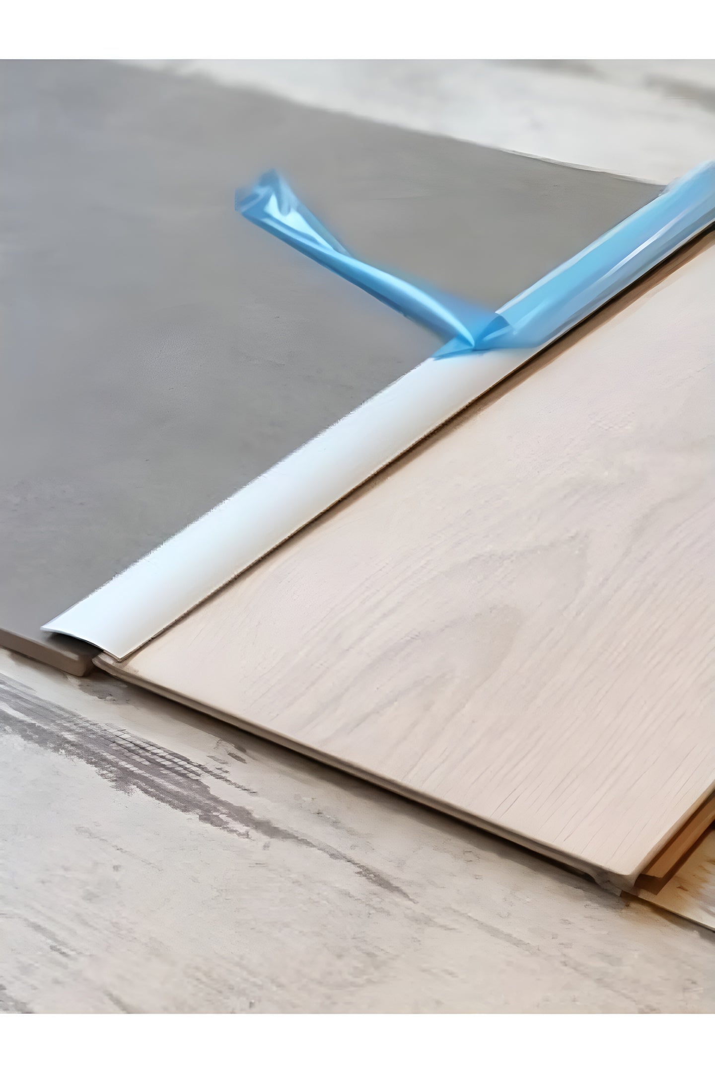 Alüminyum Kapı Eşik Profili Parke Altı Çıtası Yapışkanlı 90 Cm