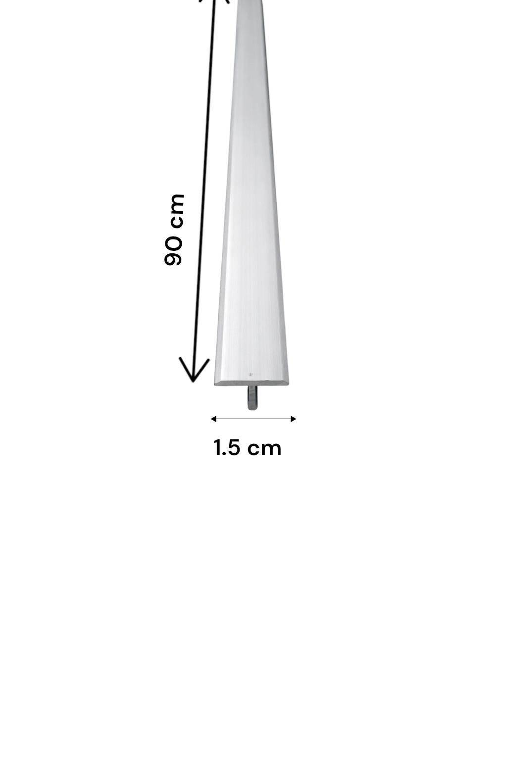 Alüminyum Parke Geçiş Kapı Eşiği T profil 90 Cm