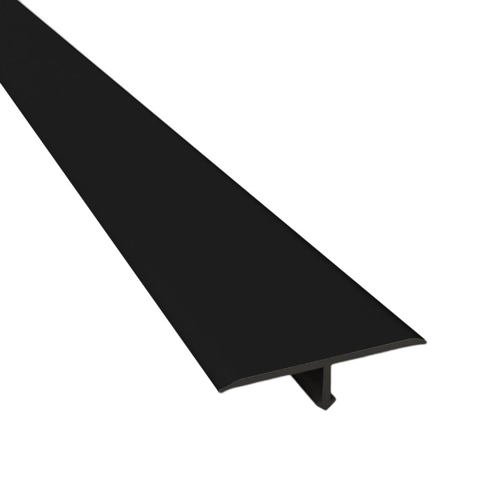 Alüminyum Siyah Parke Geçiş Kapı Eşiği T profil 90 Cm