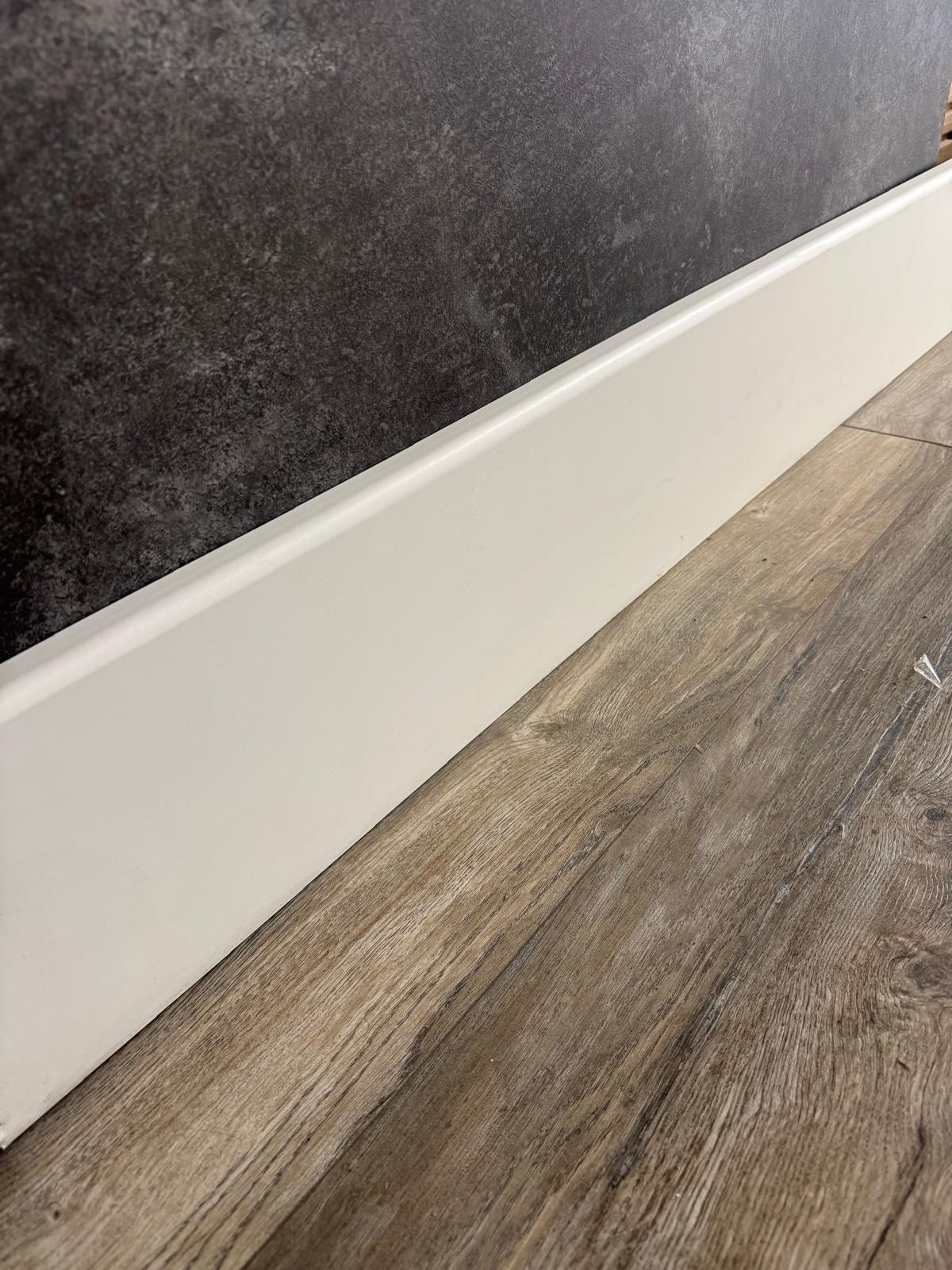 20 Cm Yalı T Modeli Pvc Kaplama Lake Beyaz Süpürgelik