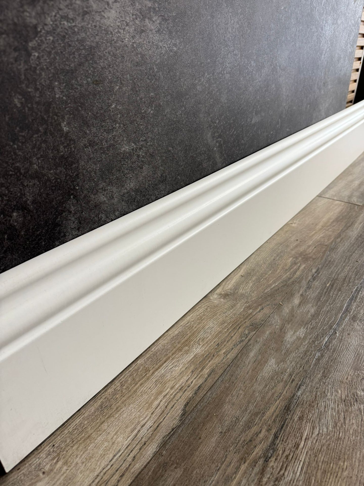 20 Cm Yalı B Modeli Pvc Kaplama Lake Beyaz Süpürgelik