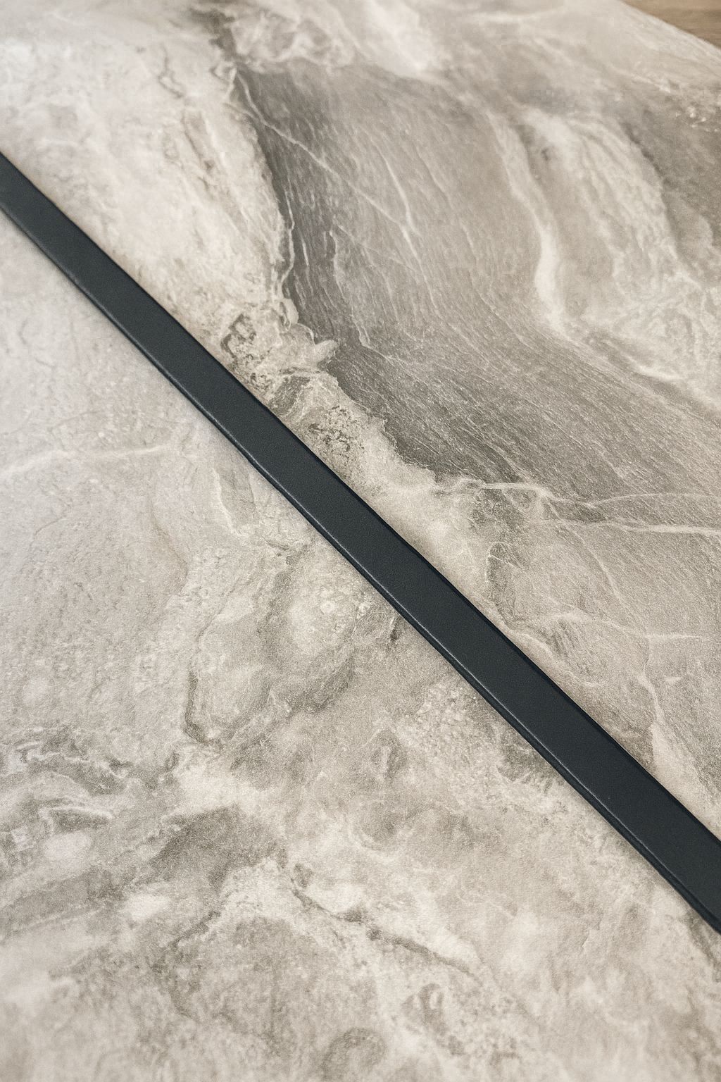 Alüminyum Antrasit Parke Geçiş Kapı Eşiği T profil 90 Cm