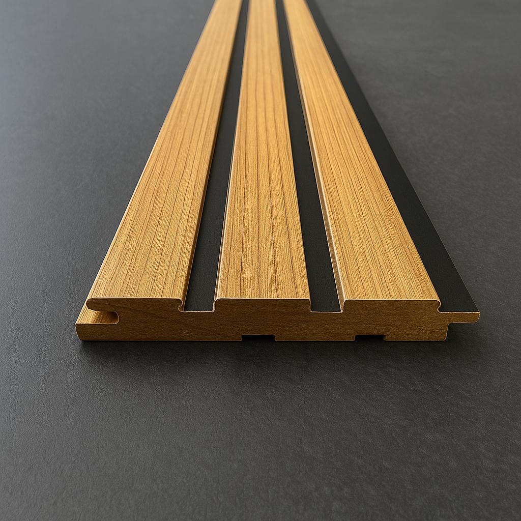 PSH-71 Black Teak  Mdf Duvar Paneli