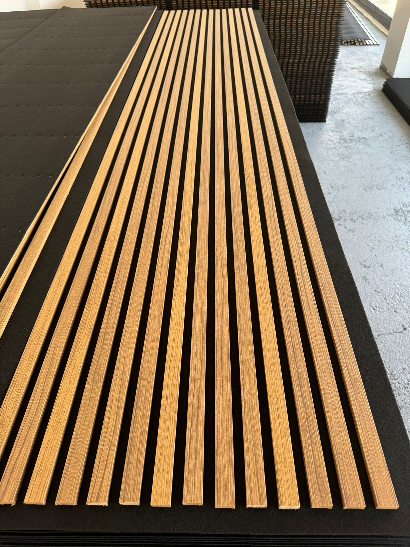 Akustik Ahşap Duvar Paneli Teak Lambiri 60*280 Cm