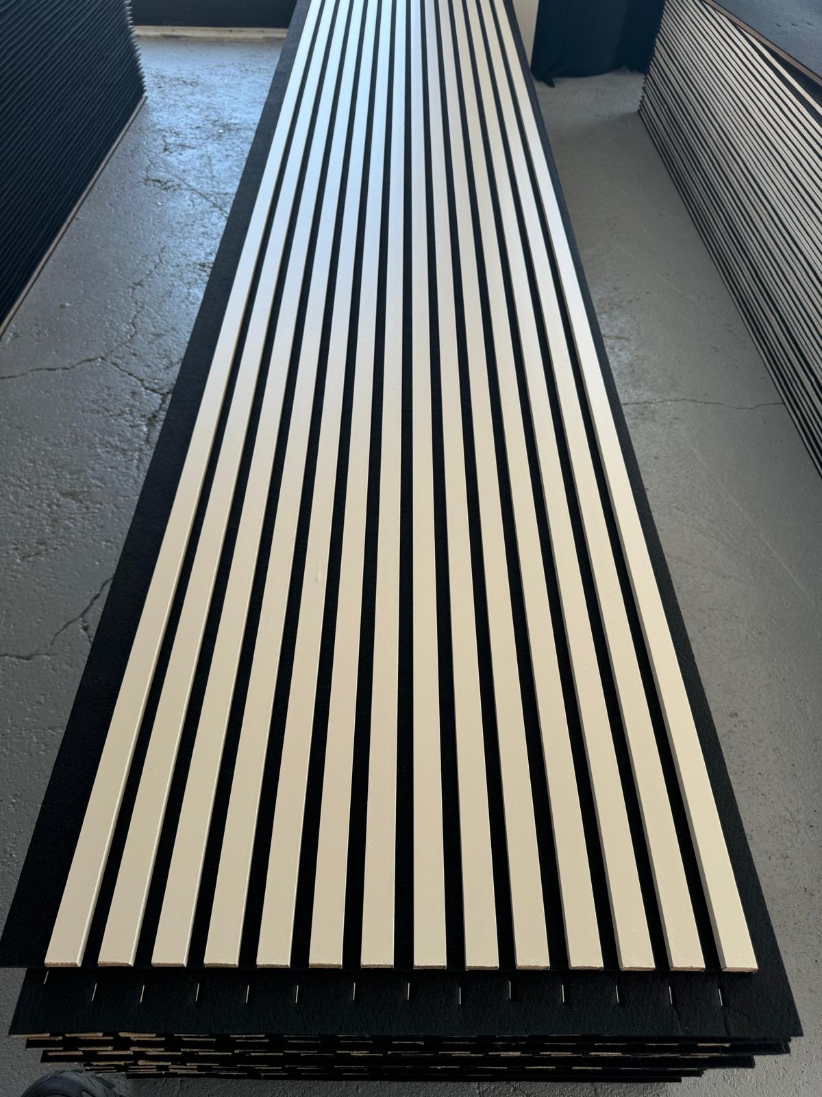 Akustik Ahşap Duvar Paneli Vizon Lambiri 60*280 Cm